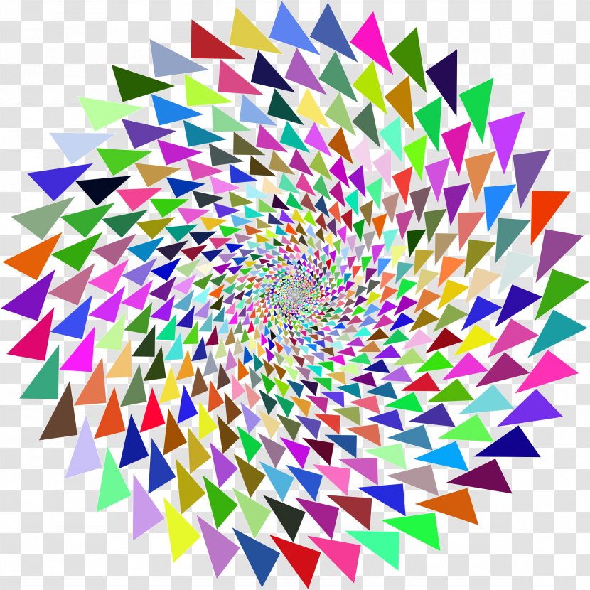 Abstract Art Clip - Triangle - Vortex Transparent PNG