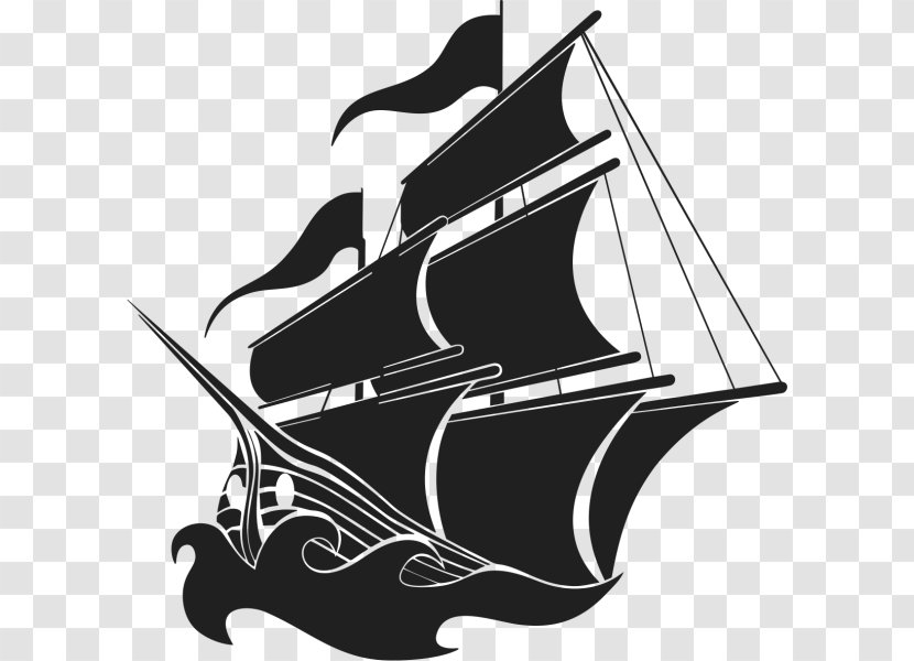 Piracy Silhouette Ship - String Instrument Transparent PNG
