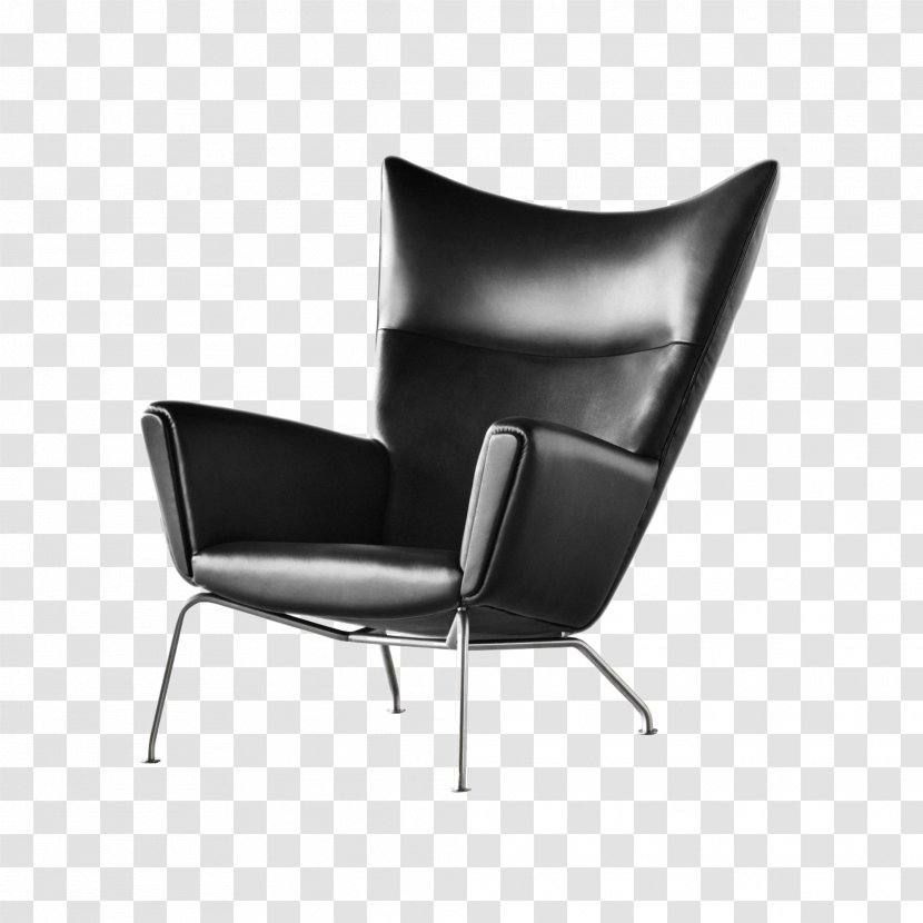 Wing Chair Carl Hansen & Søn Wegner Wishbone Couch - Foot Rests Transparent PNG
