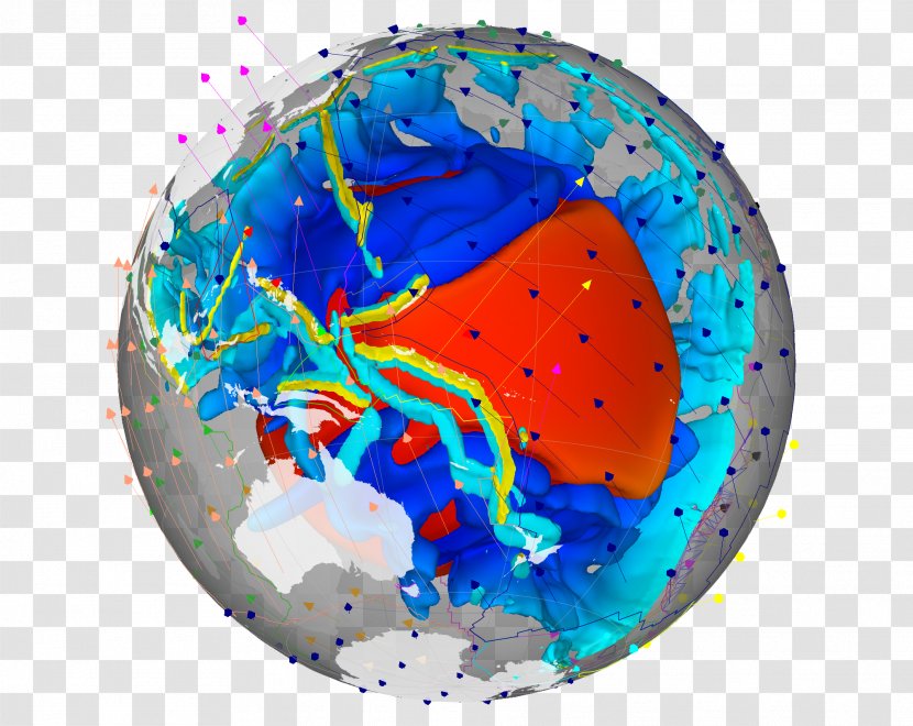 Pangaea Earth Plate Tectonics Geodynamics Geology - Scientific Modelling - Stereo Delamination Transparent PNG