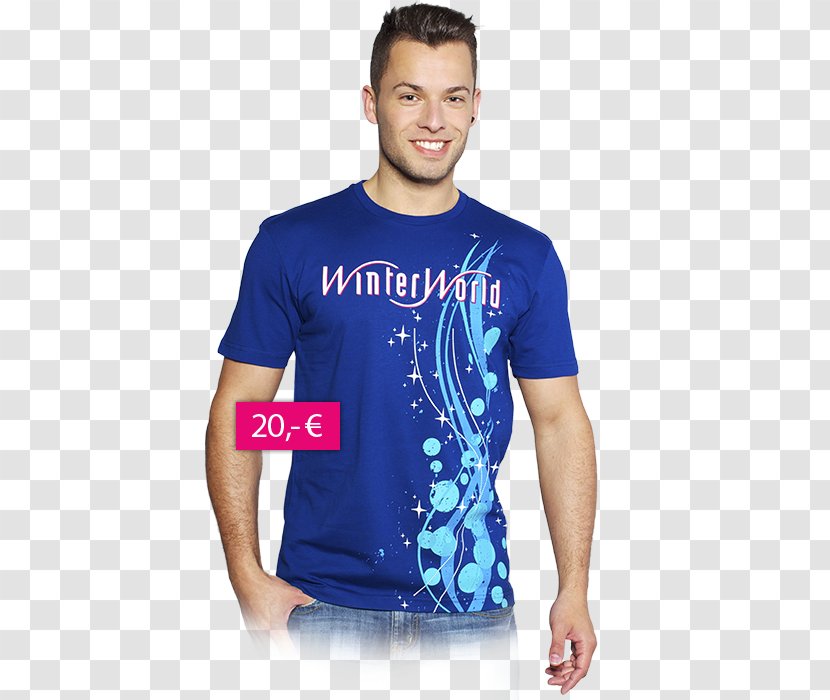 T-shirt Sleeve ユニフォーム Neck - Blue - Shirt-boy Transparent PNG