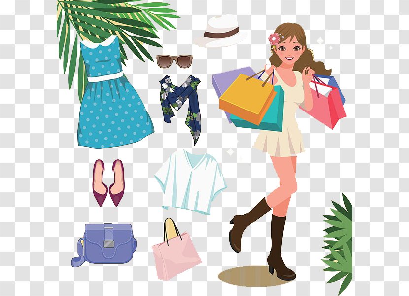 Woman Fashion Clip Art - Google Images - Shopping Transparent PNG