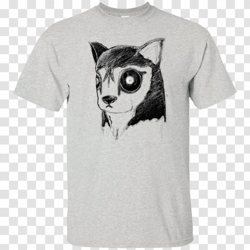 T-shirt Hoodie Sleeve Top - Brand - Husky Dog Transparent PNG