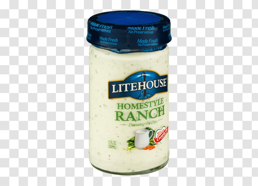 Condiment Ranch Dressing Dipping Sauce Salad Blue Cheese - Food Transparent PNG