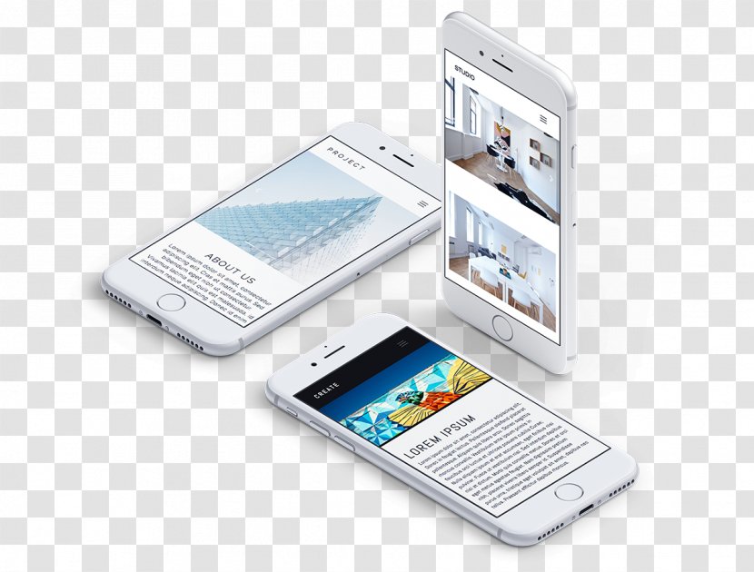 Feature Phone Smartphone Responsive Web Design Mobile Phones - Communication - Grid Builder Transparent PNG