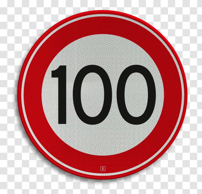 Velocity Traffic Sign Kilometer Per Hour Speed Limit - Smile - Woerden Transparent PNG