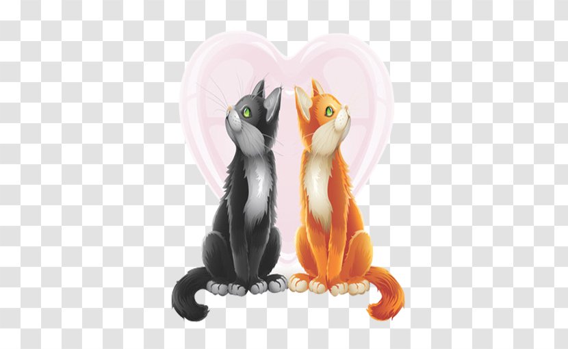 Cat Valentine Kitten Valentines Day Wallpaper - Small To Medium Sized Cats - Love Transparent PNG