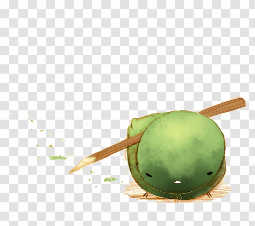 Matcha Warabimochi Masala Chai Illustration - Chick Transparent PNG