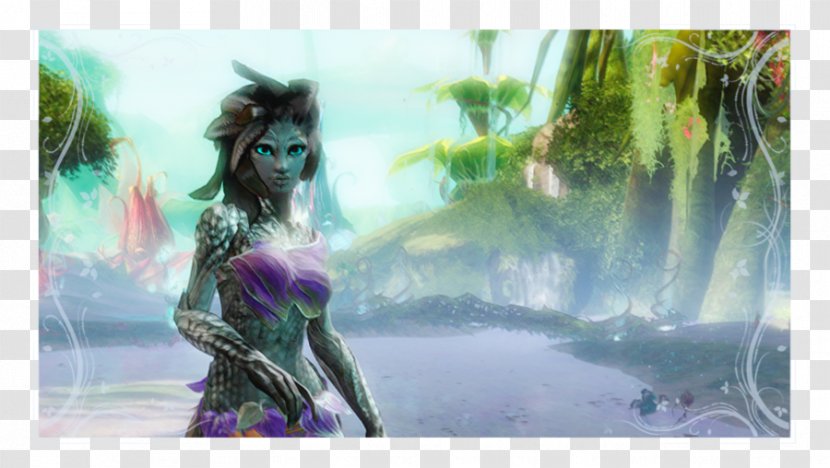 Guild Wars 2 Fan Art Desktop Wallpaper - Watercolor - Painting Transparent PNG