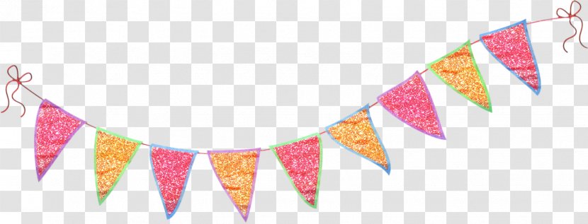 Eid Banner - Orange - Paper Triangle Transparent PNG