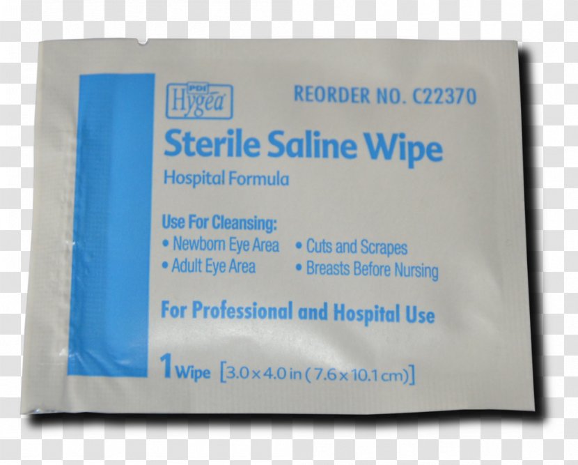 Saline Benzalkonium Chloride Wet Wipe Skin Solution - Com - Bag Transparent PNG
