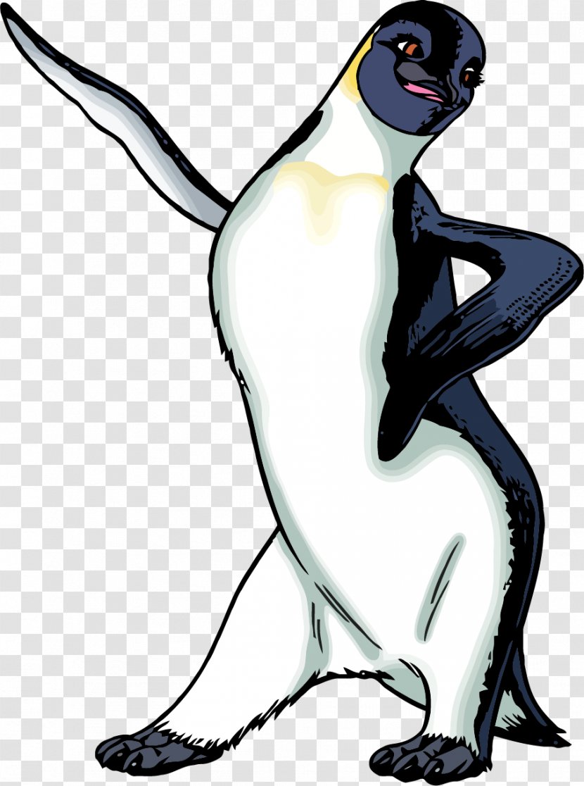 Penguin Cartoon - Mumble - Emperor Tail Transparent PNG