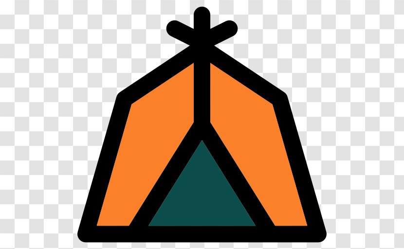 Tents Vector - Camping - Orange Transparent PNG