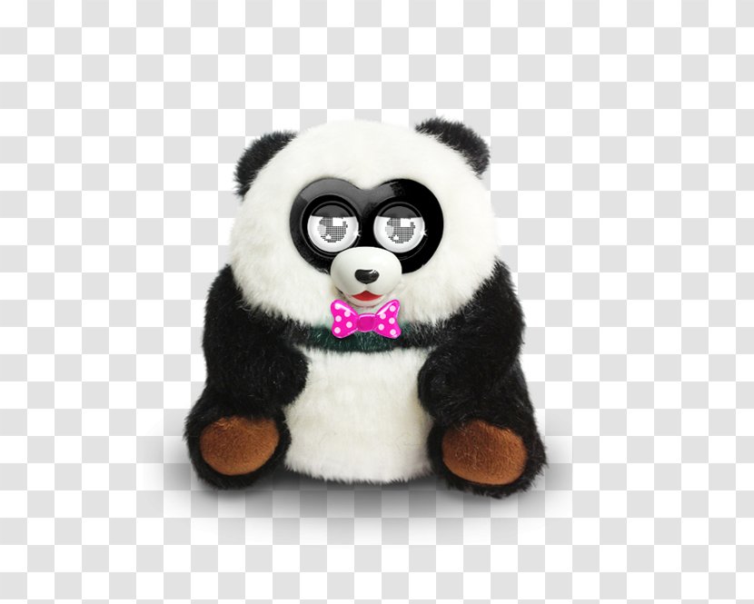 Giant Panda Microphone Red Toy Furby Transparent PNG