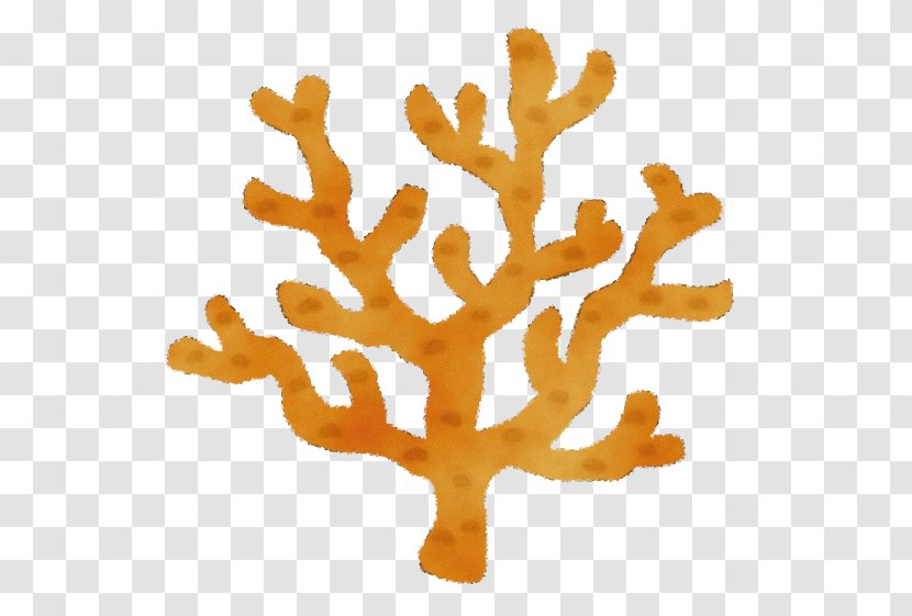 Tree Coral Plant - Wet Ink Transparent PNG