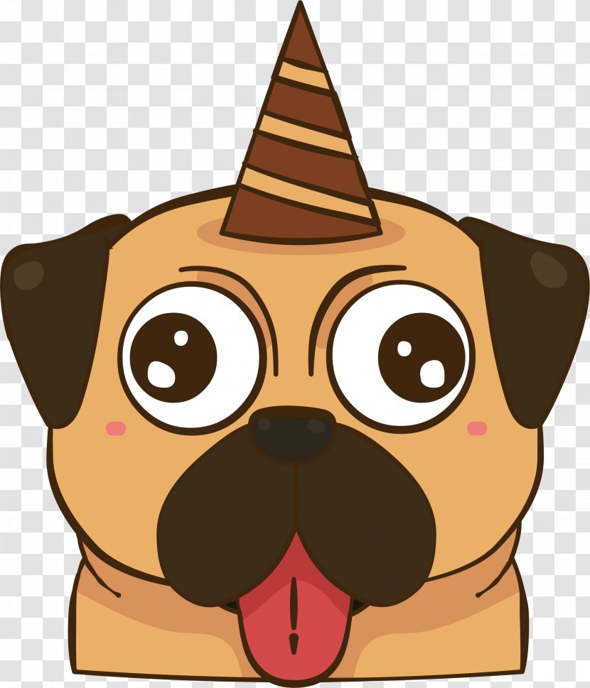 Pug IPhone 8 X Puppy Dog Breed - Out Of The Tongue Starling Transparent PNG