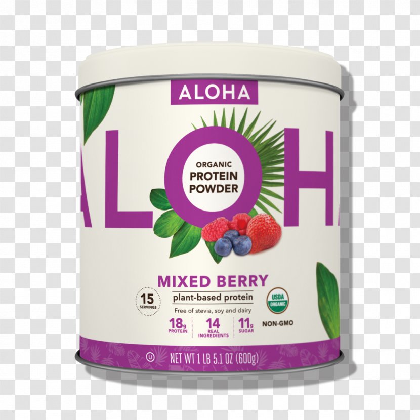 Organic Food Drink Mix Milkshake Berry Protein - Flavor - Mixed Berries Transparent PNG