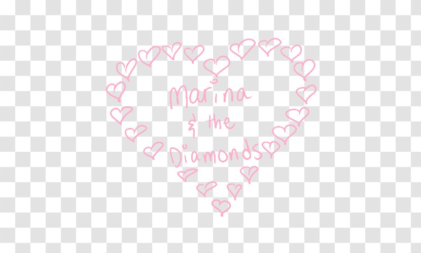 Pink M Line Font - Silhouette - Marina And The Diamonds Transparent PNG