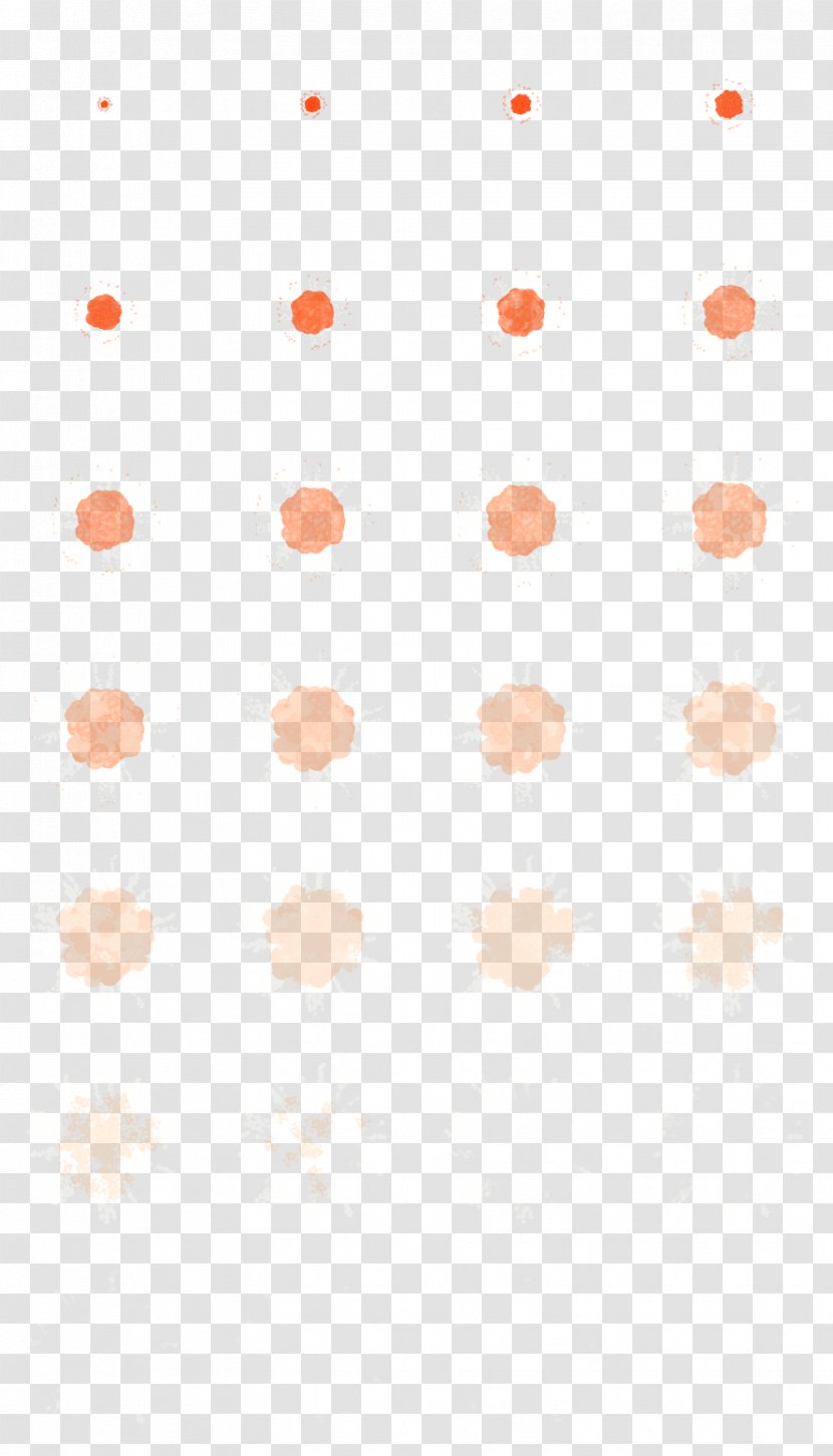 Line Point Pattern - Orange - Explosion Transparent PNG
