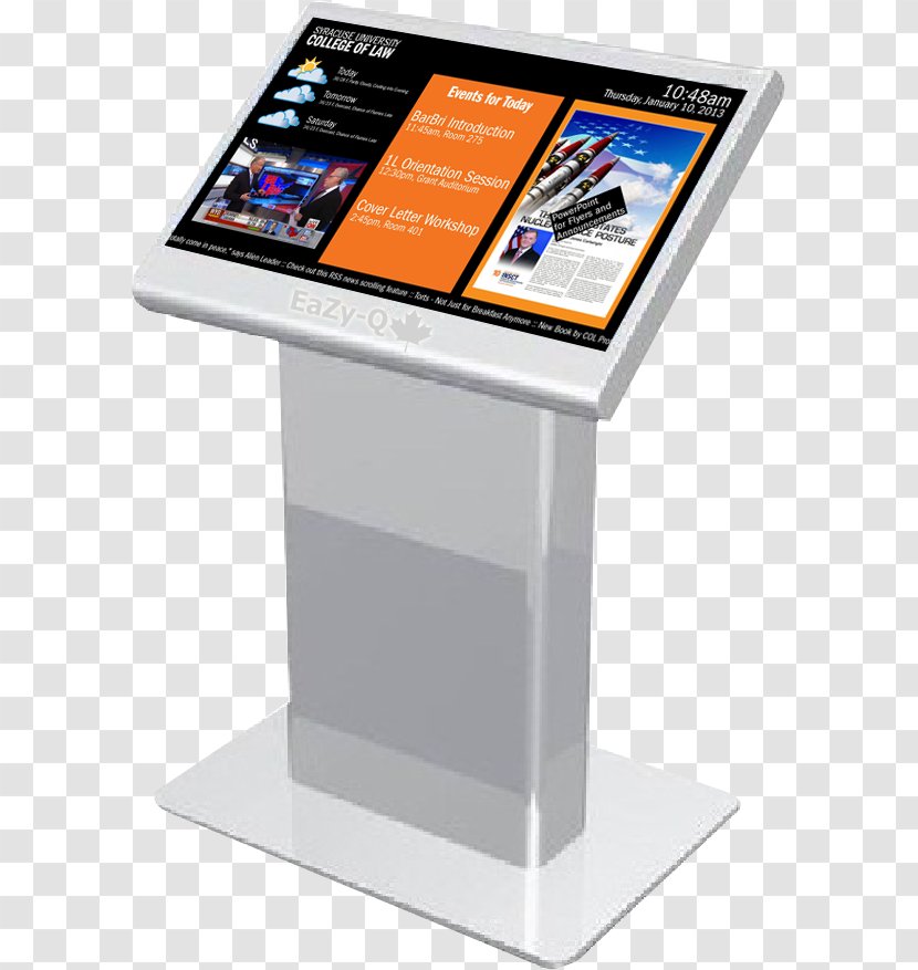 Interactive Kiosks Digital Signs Information Advertising - System Transparent PNG