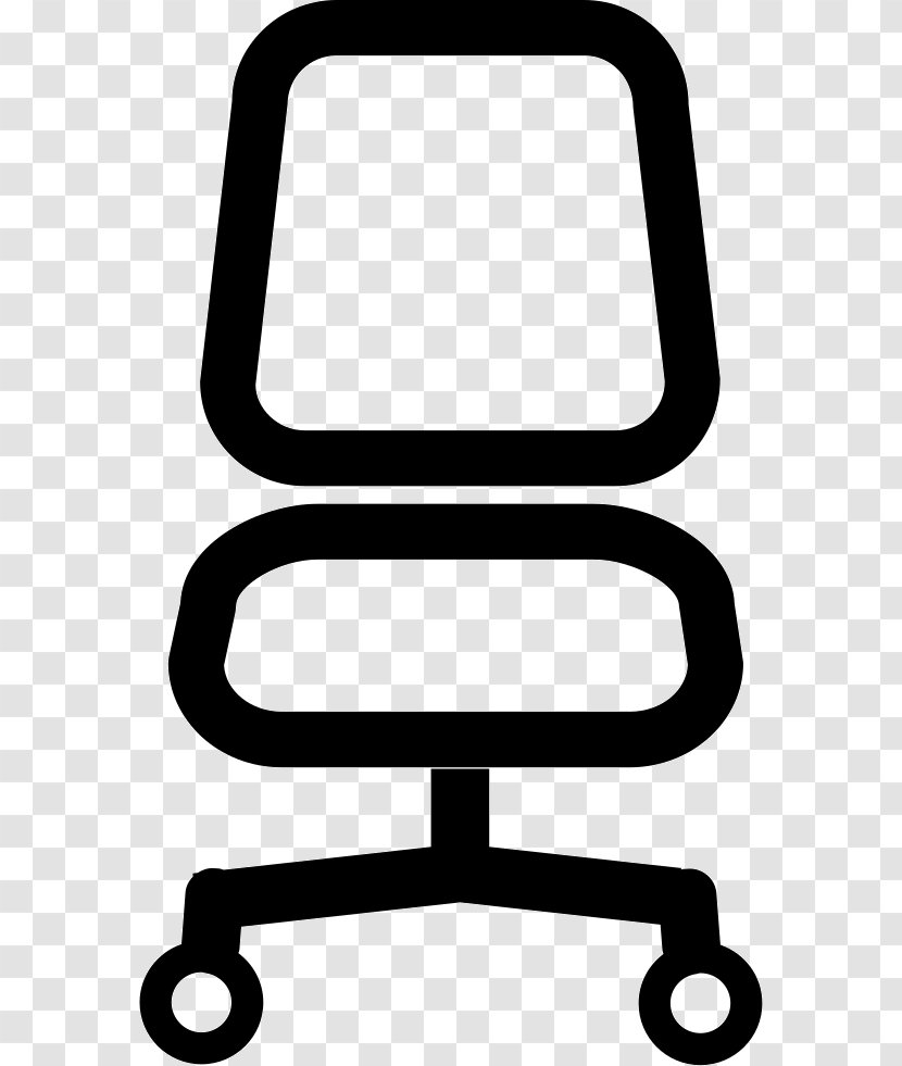 Line Cartoon - Chair Transparent PNG
