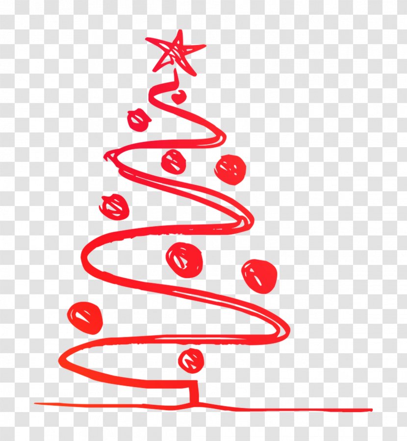 Christmas Tree Ornament Day Line Point Transparent PNG