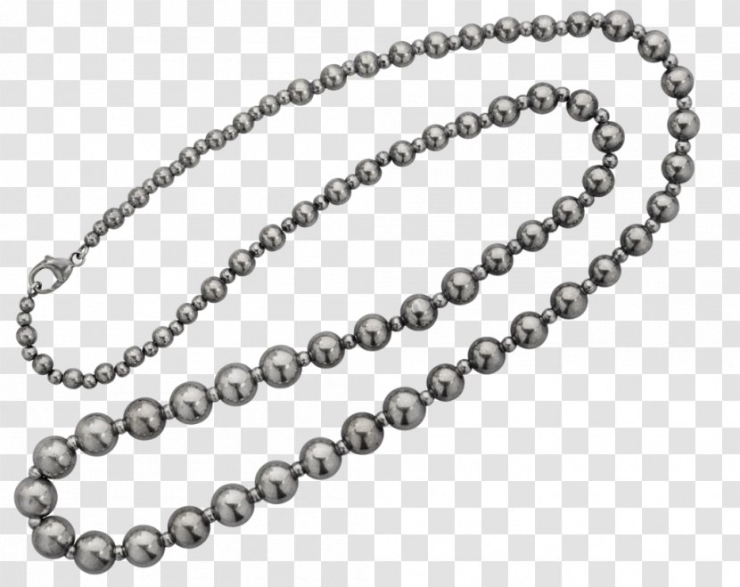 Chain Necklace Bead Pearl Silver - Gold - Jewelry Accessories Transparent PNG