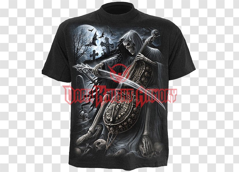 T-shirt Death Robe Hoodie - Tshirt Hell Transparent PNG