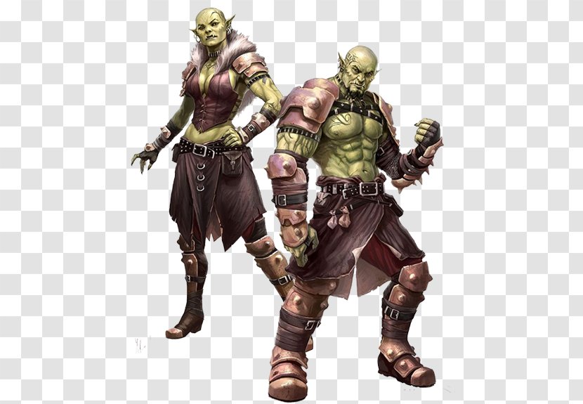 Dungeons & Dragons Pathfinder Roleplaying Game Half-orc Barbarian - Orc Female Transparent PNG