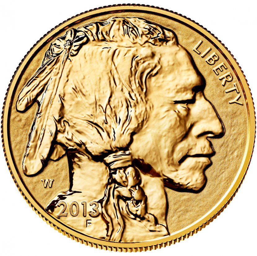 American Buffalo Proof Coinage Gold Eagle Coin - Bullion - Pictures Of Coins Transparent PNG