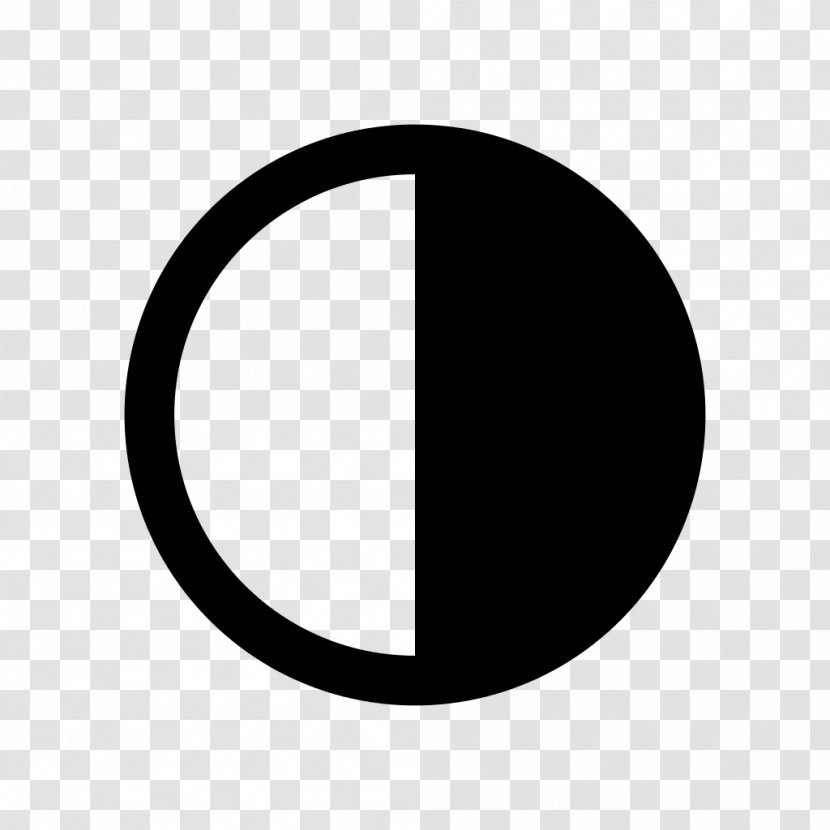 Semicircle Symbol Clip Art - Black And White - Symbols Transparent PNG