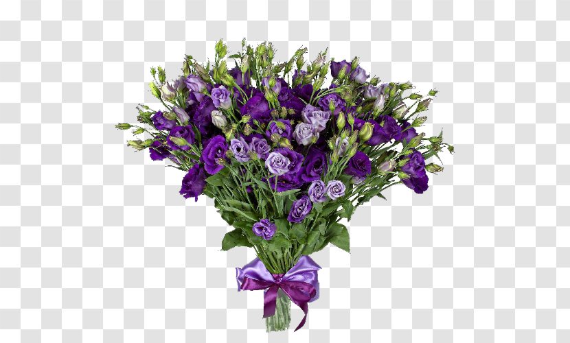 Flower Bouquet Prairie Gentian Roza.od.ua - Violet - доставка цветов по Одессе BrideFlower Transparent PNG