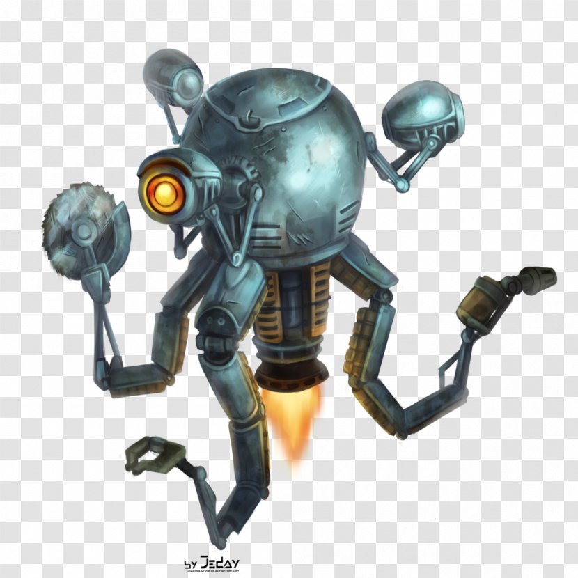 Fallout 4 DeviantArt Robot Fan Art - Mecha Transparent PNG