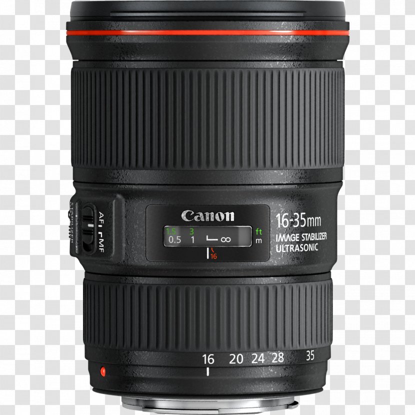 Canon EF Lens Mount 16–35mm L 16-35mm F/4.0 USM Camera Transparent PNG