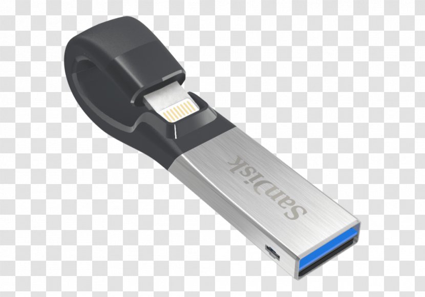 IPad 3 USB Flash Drives Sandisk IXpand 2.0 Lightning SanDisk 3.0 - Ipad Transparent PNG