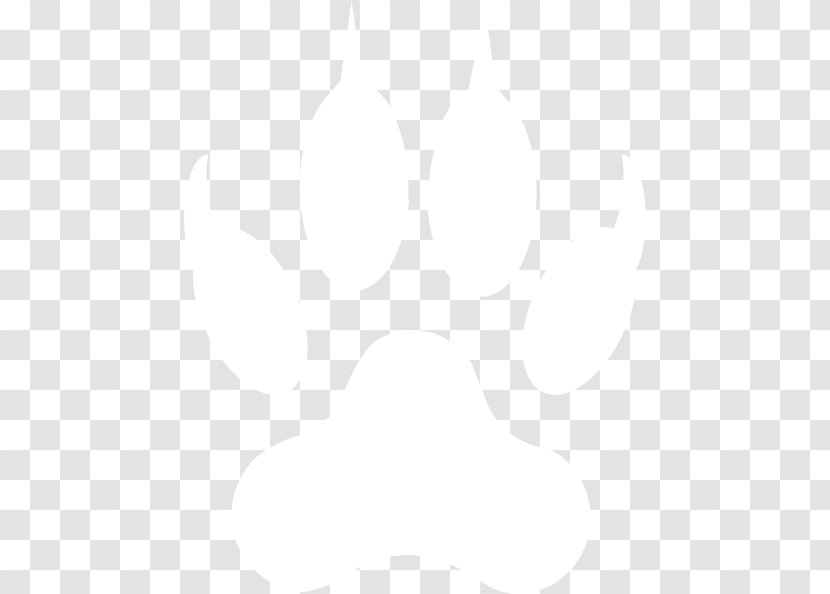 Black And White Line Angle Point Pattern - Symmetry - Bobcat Paw Print Outline Transparent PNG