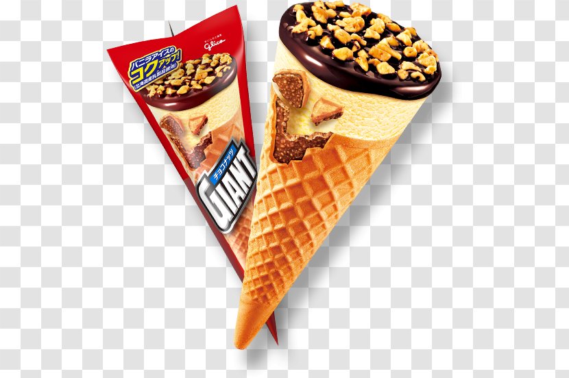 Ice Cream Cones ジャイアントコーン Nestlé Crunch Chocolate - Dessert Transparent PNG