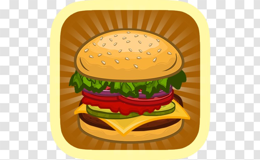 Cheeseburger Amazon.com Fast Food Veggie Burger Online Shopping - Dish - Top View Transparent PNG