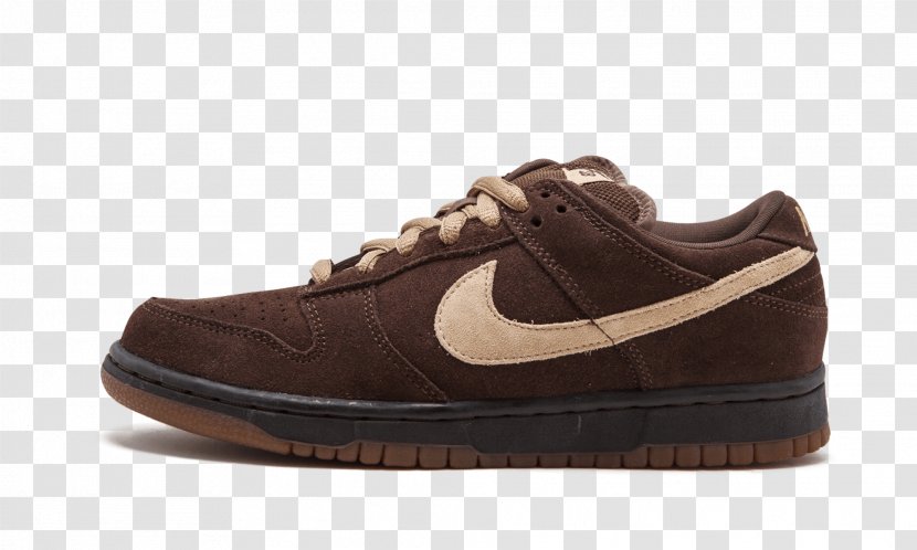 Sneakers Suede Shoe Nike Dunk - Leather - Dark Mocha Transparent PNG