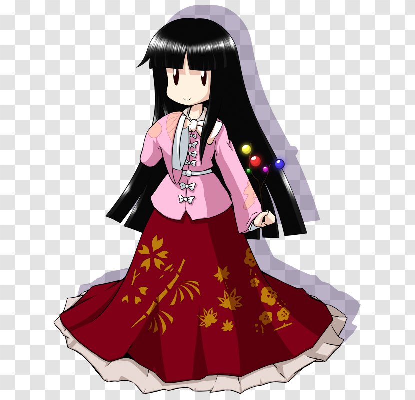 The Tale Of Bamboo Cutter Drawing Touhou Project Kaguya Ōtsutsuki - Watercolor - Stocking Transparent PNG