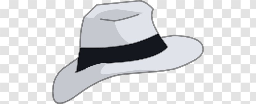 White Hat Fedora Transformice - Clothing Transparent PNG