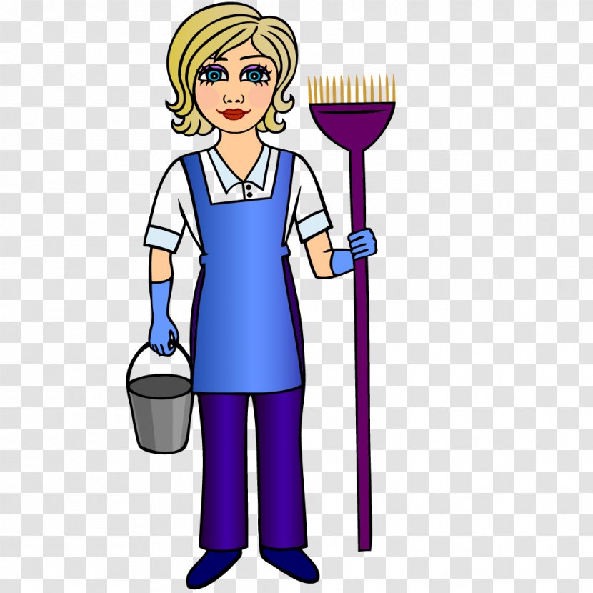 Vector Graphics Cleaner Maid Image Cleaning - Clothing - Housekeeping Transparent PNG