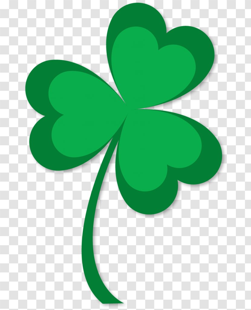Shamrock Saint Patrick's Day Four-leaf Clover Clip Art - Fourleaf Transparent PNG