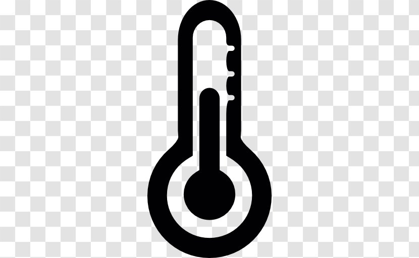 Black And White Technology Symbol - Data Storage - Thermometer Transparent PNG
