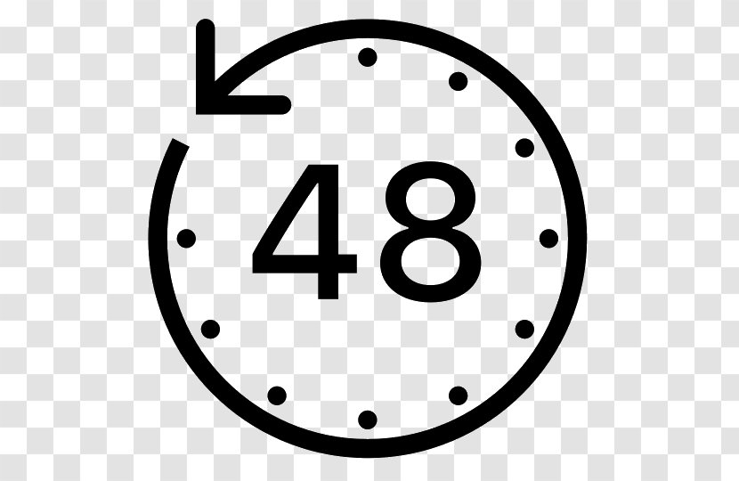 Clock Button - Number Transparent PNG