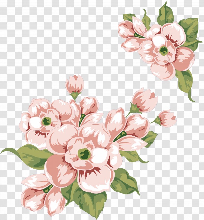 Decoupage Watercolor Painting Drawing - Flower Bouquet - Floral Transparent PNG