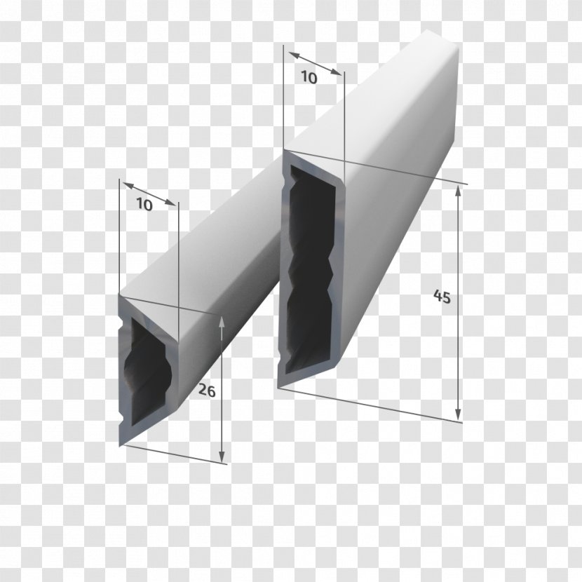 Rectangle Plumbing Fixtures - Glass - Angle Transparent PNG
