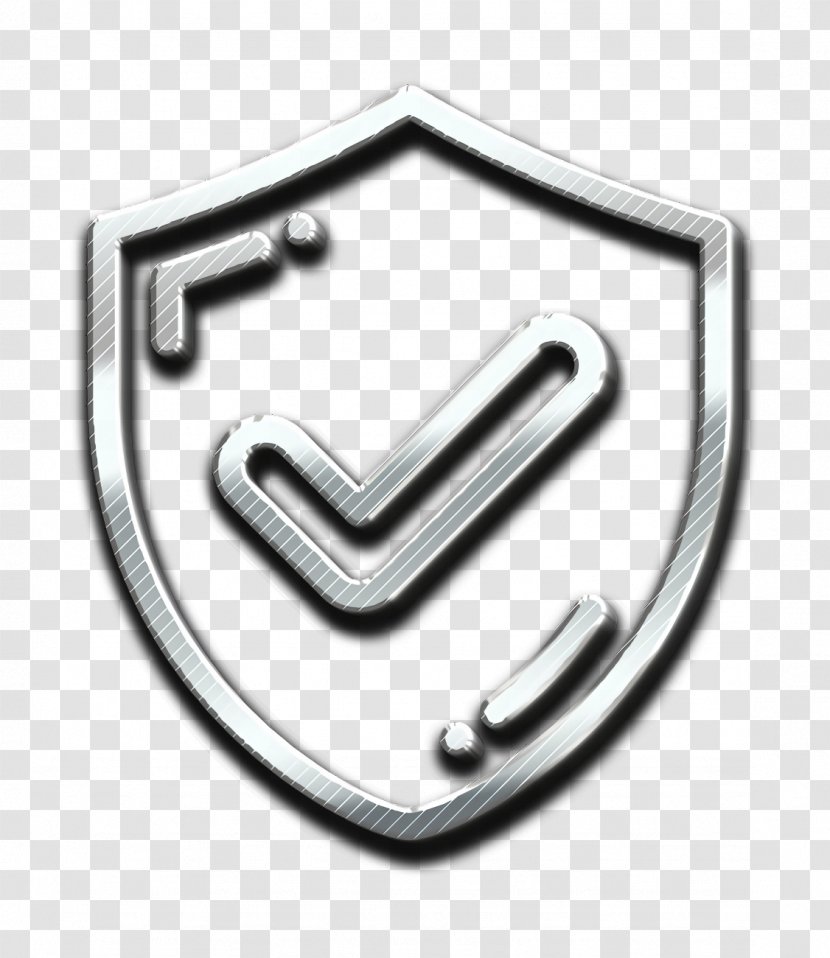Shield Icon Web Security Secure - Symbol - Metal Transparent PNG