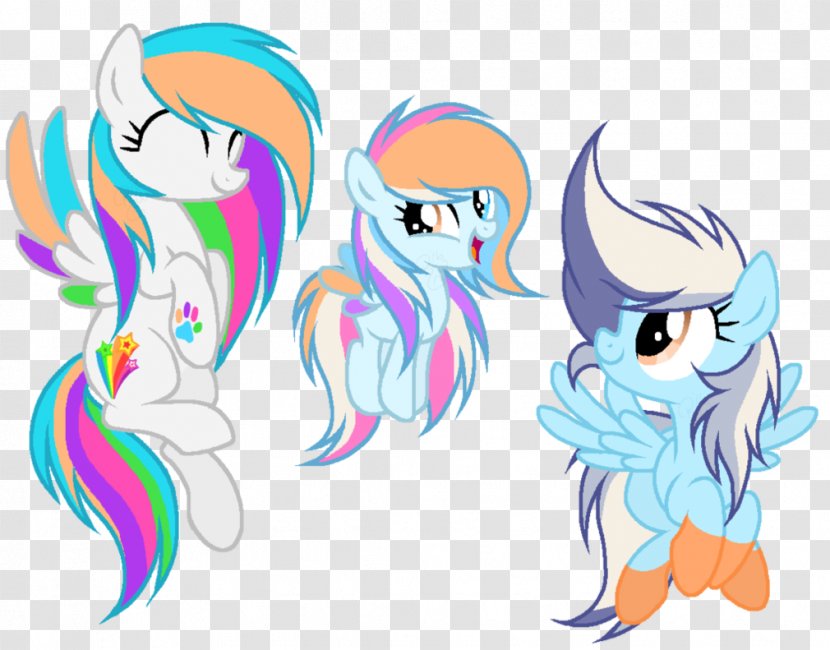 My Little Pony Rainbow Dash Horse Drawing - Watercolor - Star Sky Transparent PNG