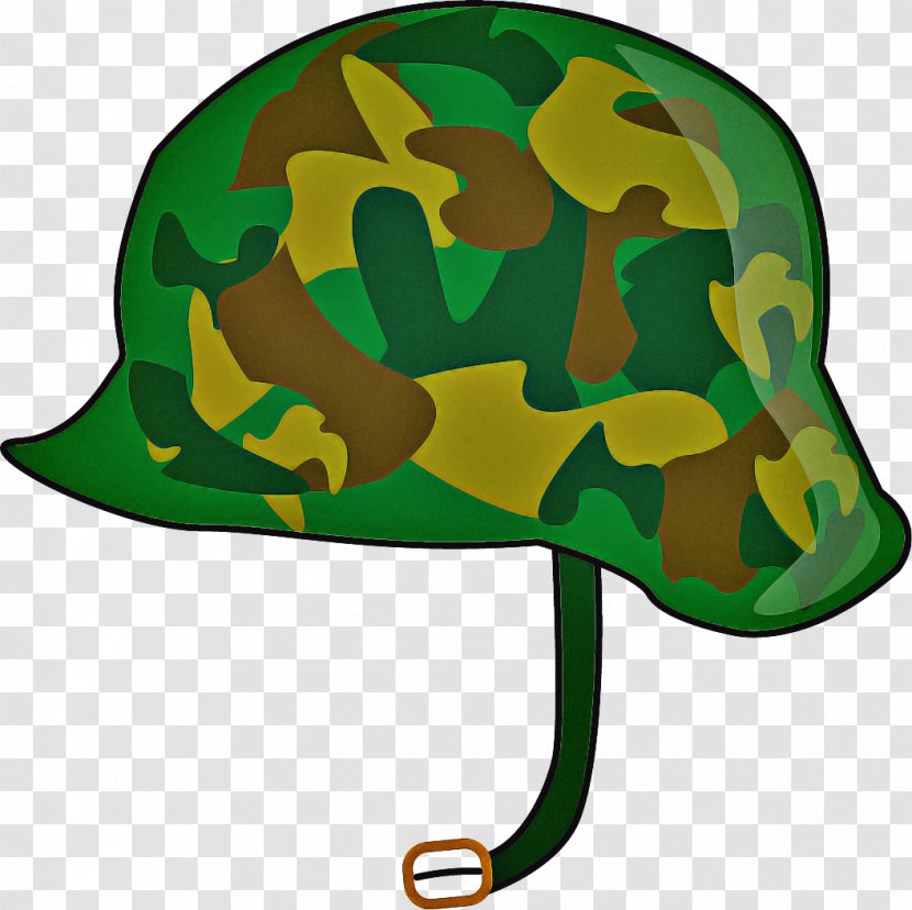 Green Clothing Leaf Camouflage Headgear - Helmet Tree Transparent PNG